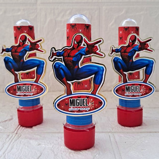 Tubete 3D homem aranha | Lembrancinhas homem aranha | Personalizados para festa homem aranha | Festa do homem aranha