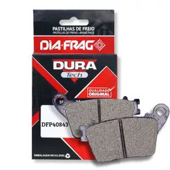 Pastilha de Freio Traseira Cb 600f Hornet Sem Abs Diafrag