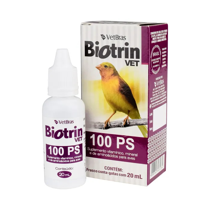 Suplemento Biotrin 100 P.S Vetbras 20 mL