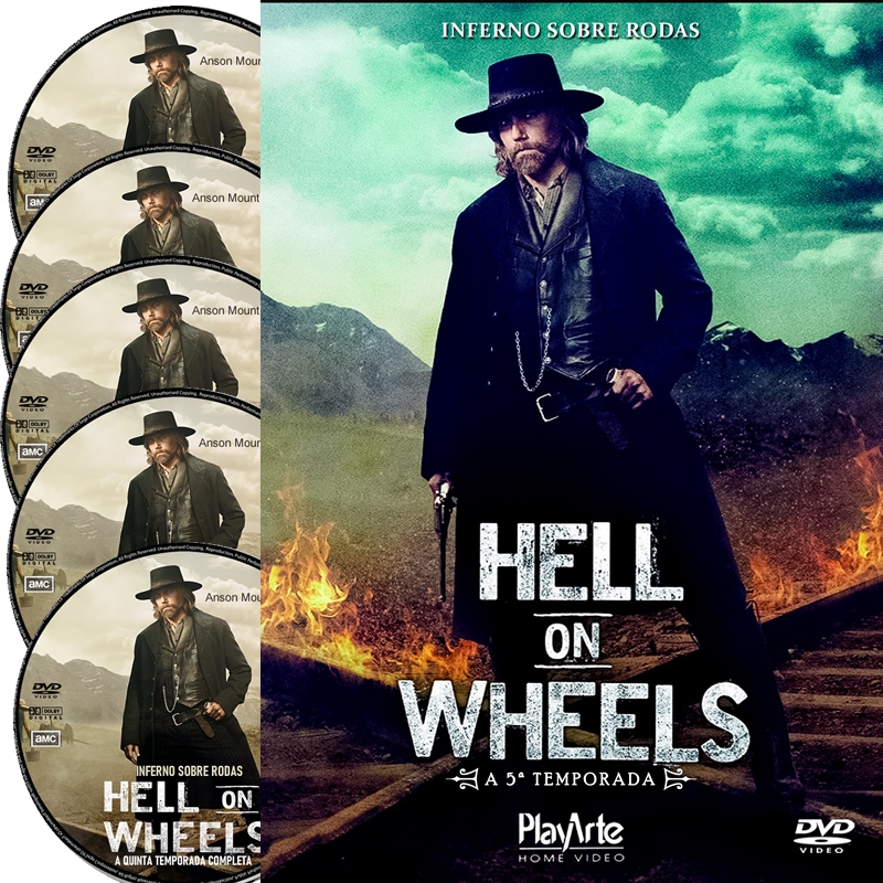 Dvd - Série Hell On Wheels / Inferno Sobre Rodas quinta Temporada Western