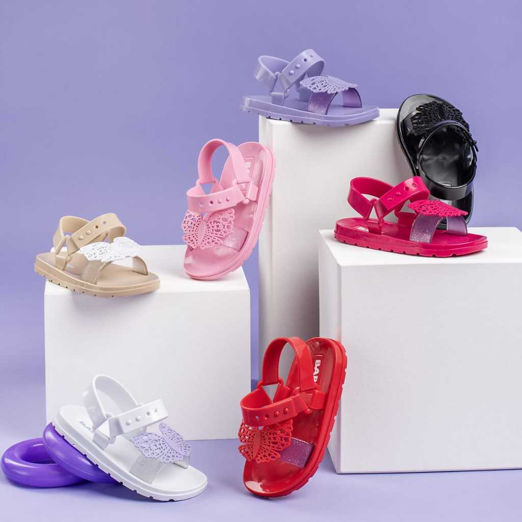 Sandália Infantil Menina Baby Confortavel Leve Lançamento Borboleta vazada em Promoção !