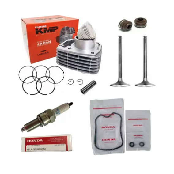 Kit Cilindro Motor Válvulas Vela Fan 150 2009 Até 2015