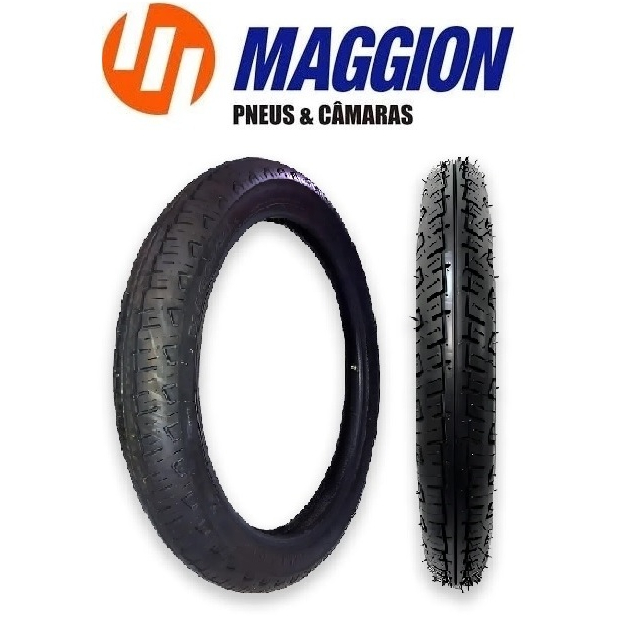 Pneu Moto Maggion Winner 60/100-17 Dianteiro Uso Com Câmara Biz Pop Crípton