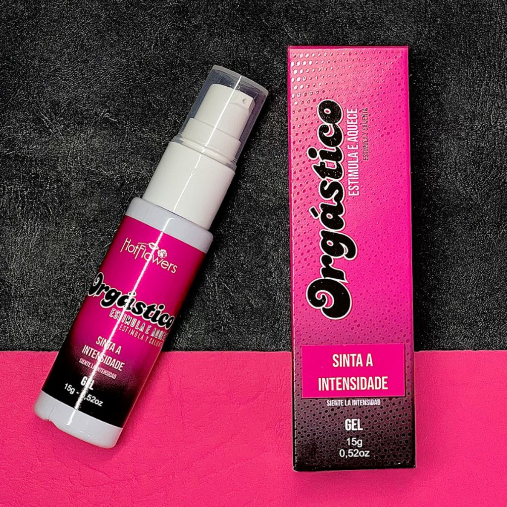 Gel Excitante Orgástico Estimulante Lubrificante Feminino 15g HotFlowers em Oferta na Shopee