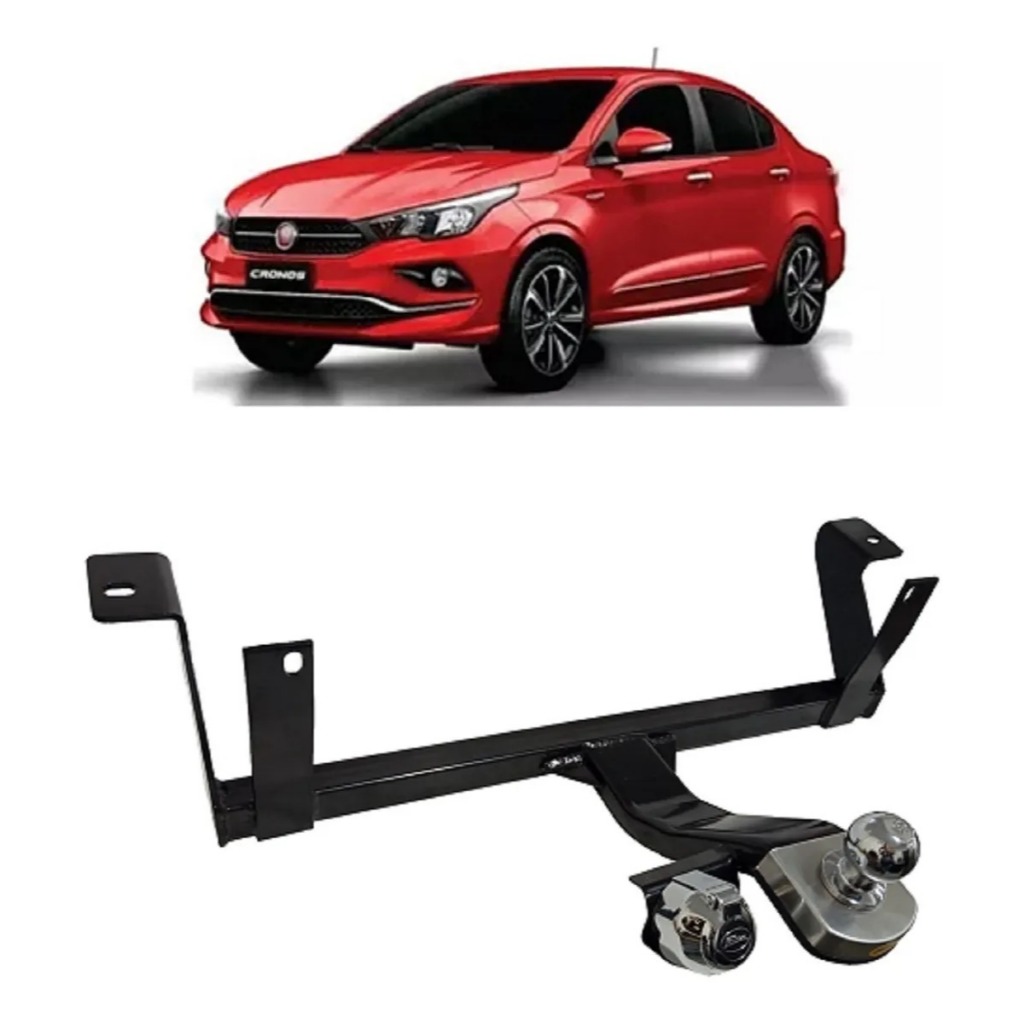 Engate Reboque Fixo Fiat Cronos 2018 até 2025 700kg em Oferta na Shopee