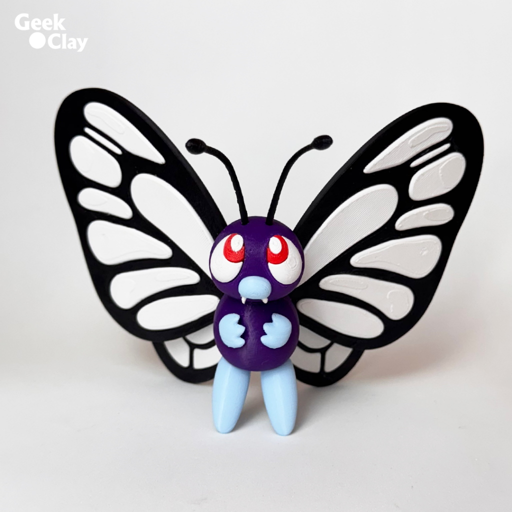 Pokémon Butterfree Action Figure Boneco Colecionável Decorativo Impressão 3D Geek Presente