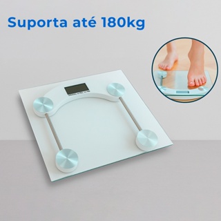 Balança Digital Corporal Vidro Temperado Quadrada Alta Precisão em Oferta na Shopee
