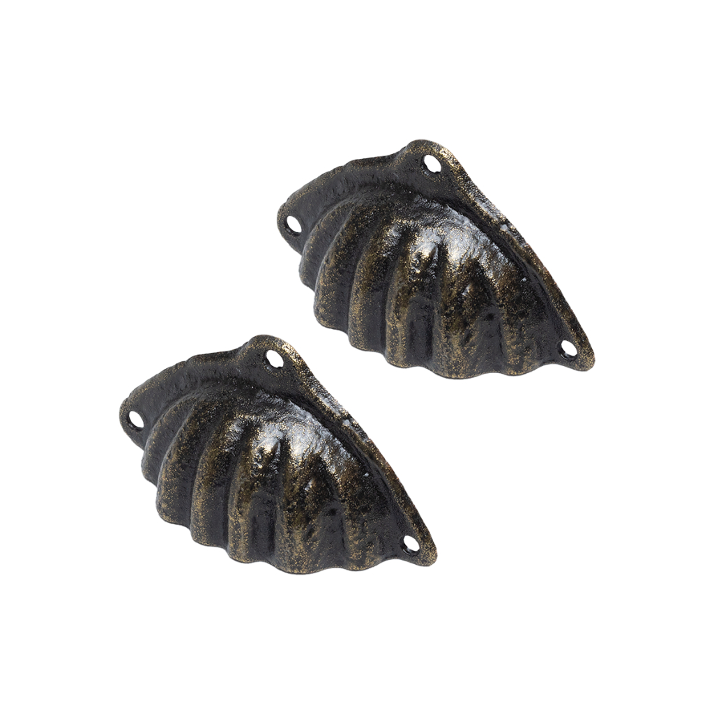 2 pÇS Puxadores Concha 7,7cm Moveis Porta Closet Comoda Sala