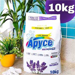 Lava Roupas Sabão Em Pó Limpeza Total Ápice Natureza 10kg
