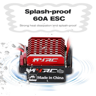 Esc Brushed contralador velocidade motor à prova d'água 6-12V 180/320A ESC para axial SCX10 RC navio e barco carro RC
