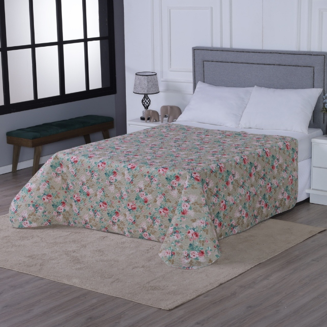 Cobre Leito Colcha Avulso King estampado face unica Cores Variadas em Oferta na Shopee