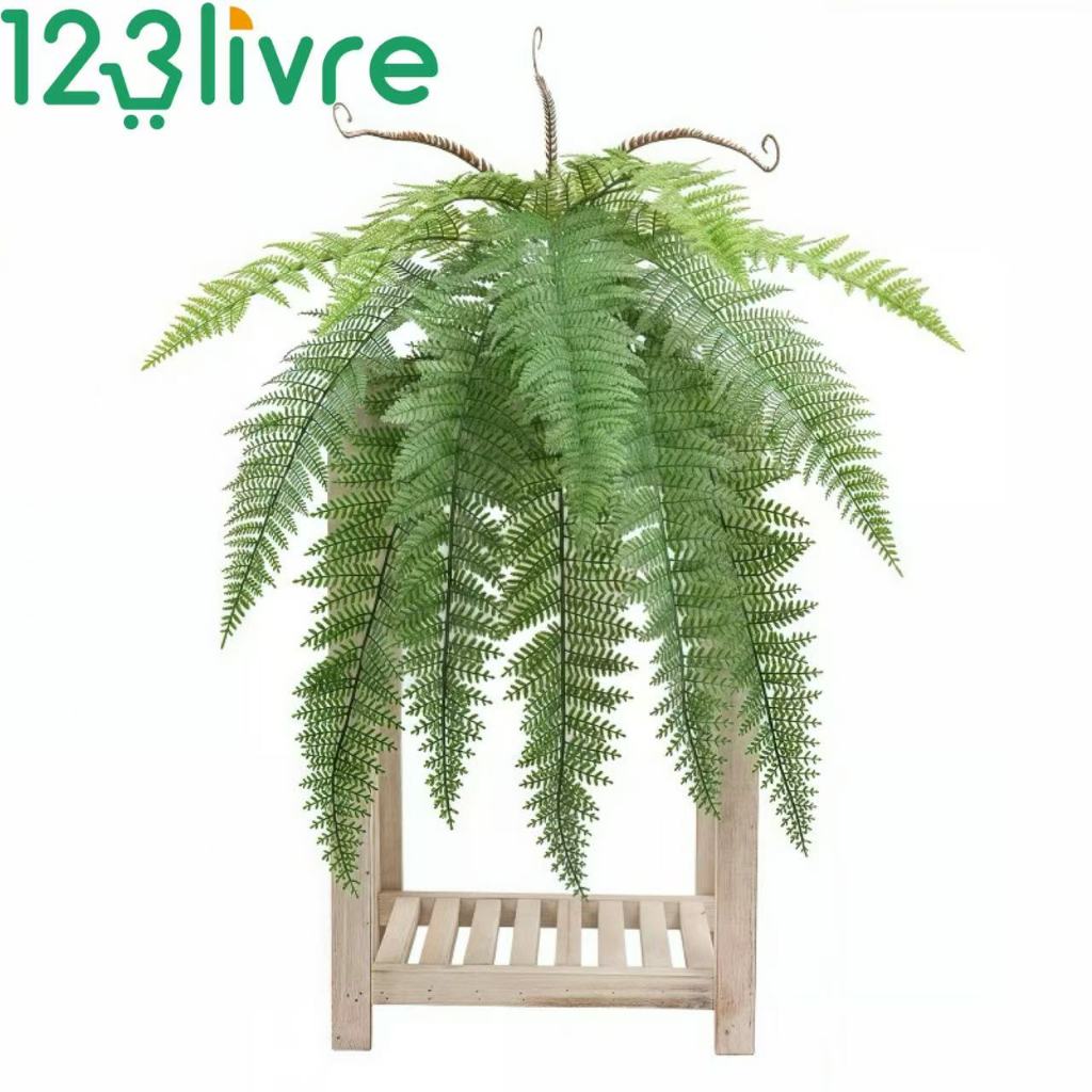 Buquê De Samambaia Folhagem Artificial Para Decoração De Casa