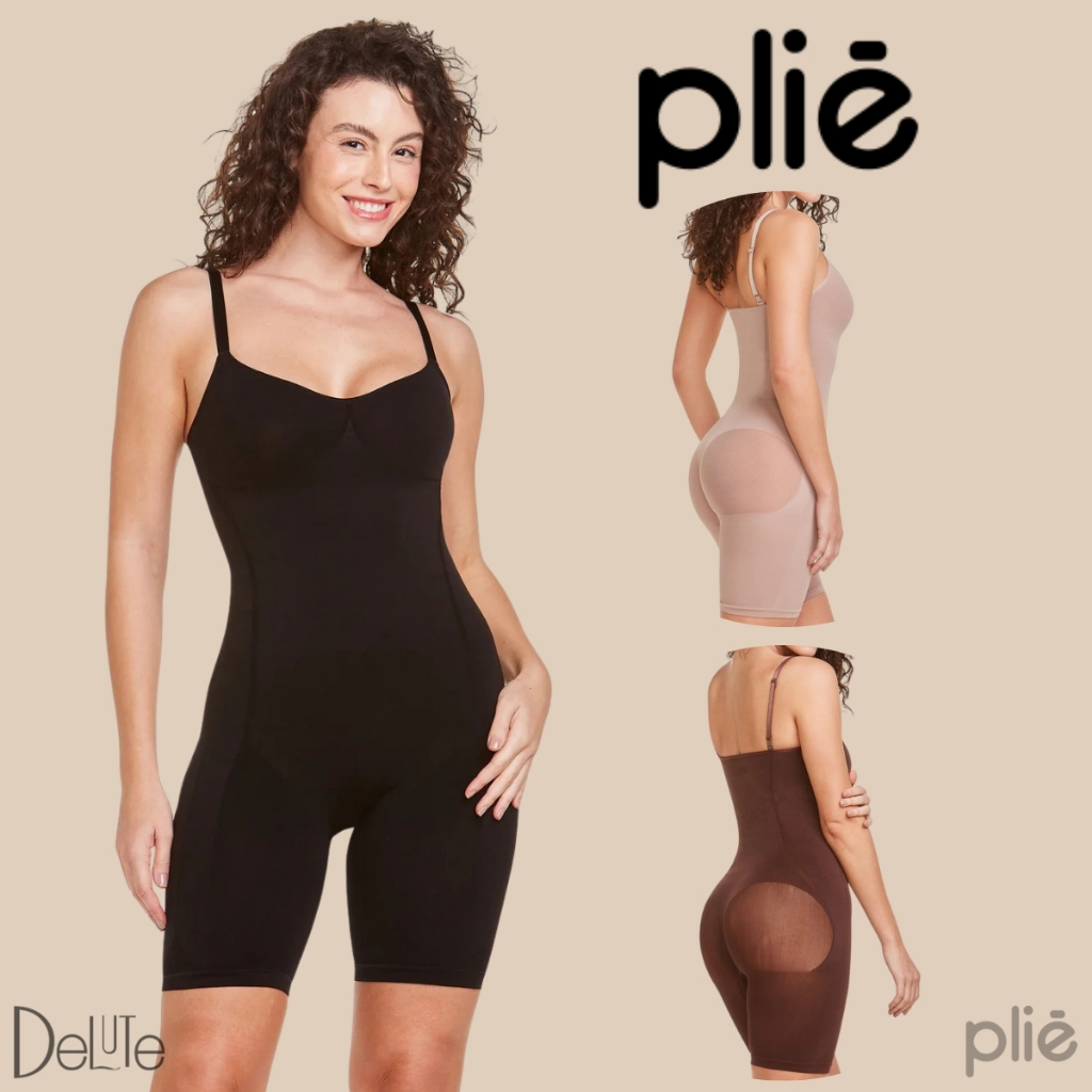 Cinta Modeladora Feminina Plié Levanta Bumbum Reduz Barriga e Culote em Oferta na Shopee