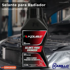 Selante Radiador Koube 500 mL – Solução Corretiva para Vazamentos