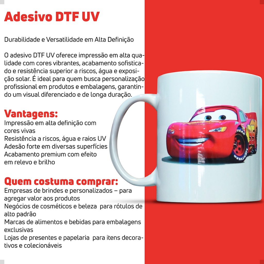 Folha A3 DTF Com Adesivos Personalizados Etiquetas À Prova Dágua