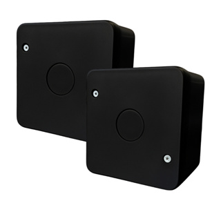 Jogo 2 Caixas Plástica Organizadora CFTV Sobrepor P/ Câmeras De Segurança Conectores em Oferta na Shopee