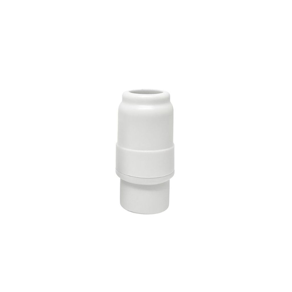 Soquete Bocal Base E14 Para Lâmpada Pendente Branco Decorlux 250V Resistente Universal