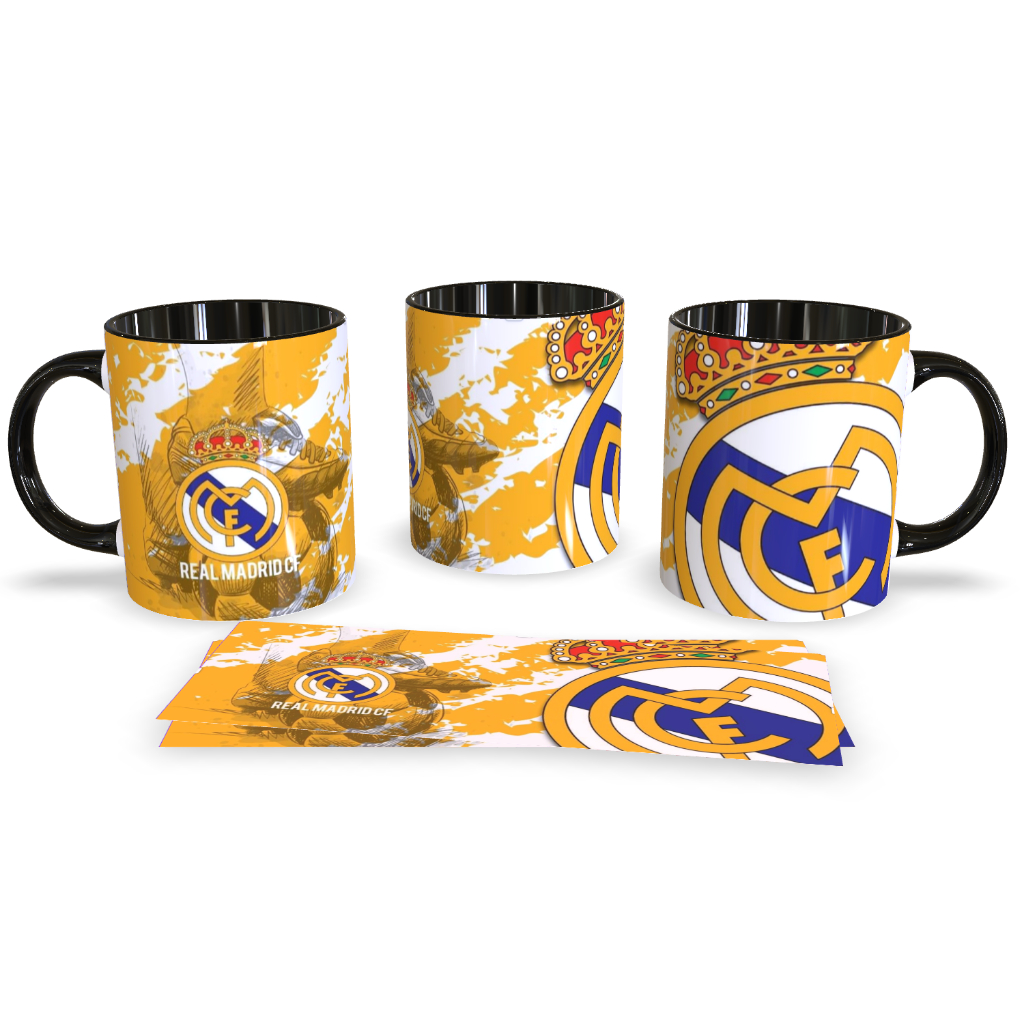 caneca personalizada real madrid maio time do mundo