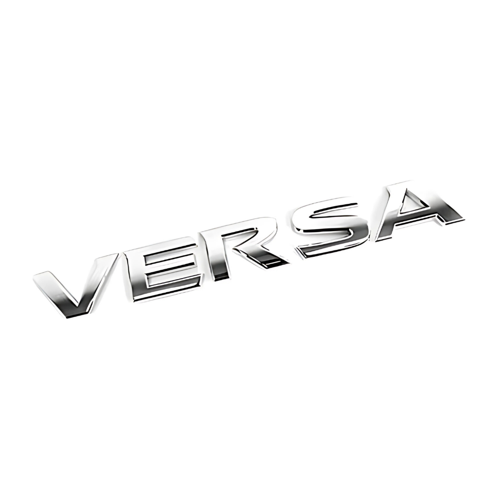 Emblema Letreiro Versa 2011 a 2020 V-Drive 2020 a 2025 cromado unidade