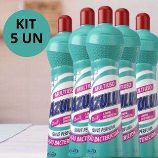 Kit 5 Multiuso Bactericida Limpa e Desinfecta Para Banheiro Pisos Cozinha Lavanderia 500ml Cada em Oferta na Shopee