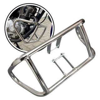 Protetor de Motor Mata Cachorro Francês Cromado Moto TITAN 150 em Oferta na Shopee