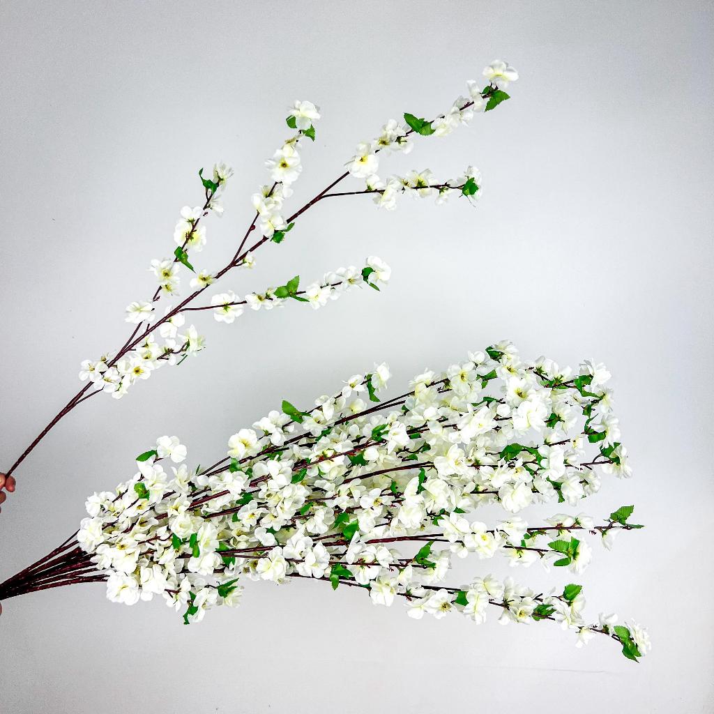 Ramo De Cerejeiras Artificiais Cor:Branco , Galho Grande 120cm , Sala - A-63 em Oferta na Shopee