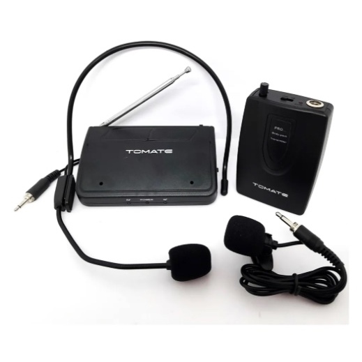 Microfone Sem Fio Wireless Cabeça E Lapela Dj Mt-2201