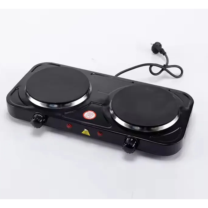 Fogão Elétrico Cooktop 2 Boca Portátil NZA Chapa  2500w - 110v 220v em Oferta na Shopee