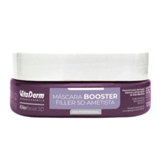 Máscara Booster Ametista Filler 5D 120g – Hidrata, Preenche e Combate a Flacidez | Vita Derm em Oferta na Shopee