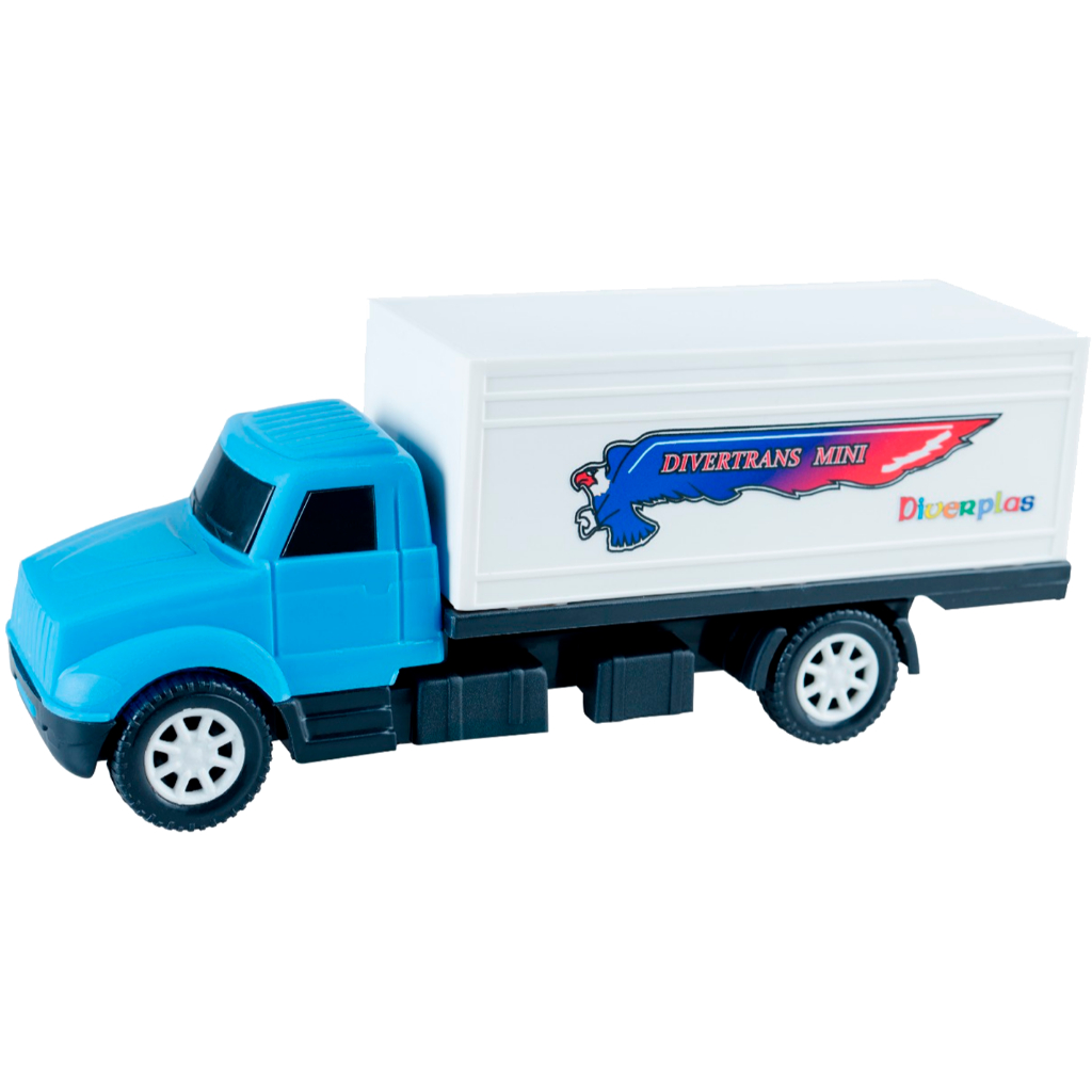 Caminhão Bau de brinquedo menino mercedes volvo iveco Volkswagen divertrans carro carrinho
