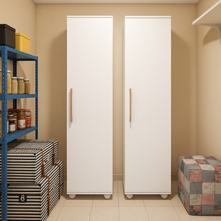 Kit 2 Armários Multiuso Organizador Sofia 1 Porta Lavanderia - JA