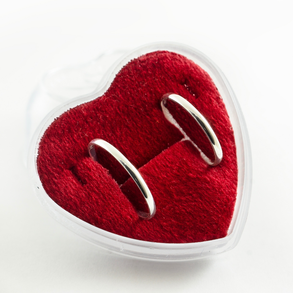 Alianças Prata 925 Abaulada Fina Par - Elluxe Joias em Oferta na Shopee