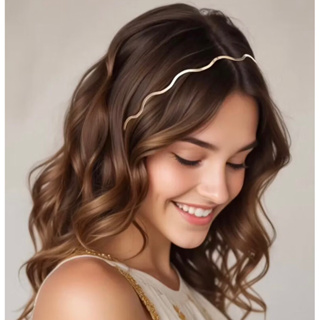 Tiara Ondinha Aço Inox Ondulada em Oferta na Shopee