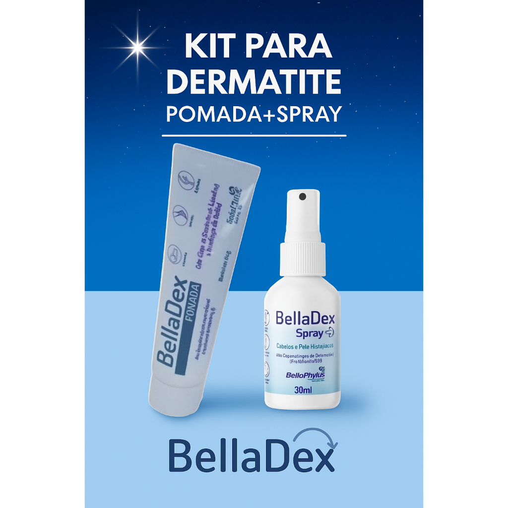 Pomada e Spray para Dermatite Belladex em Oferta na Shopee