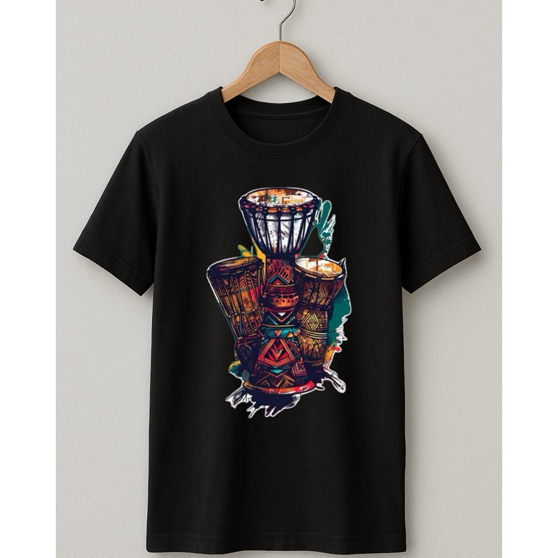 Camiseta umbanda atabaque tambor candomblé axé