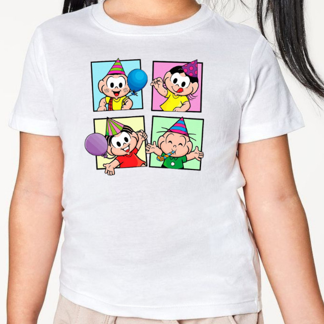 Camisetas personalizadas Turma da Monica camisa blusa Mônica Cascão