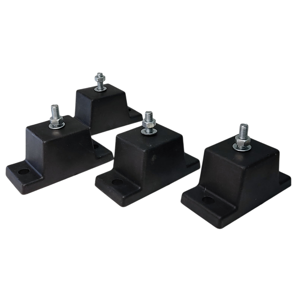 Kit 4un Calço De Borracha Podium Para Condensadora - Ar Condicionado Split 7000 a 24000btus