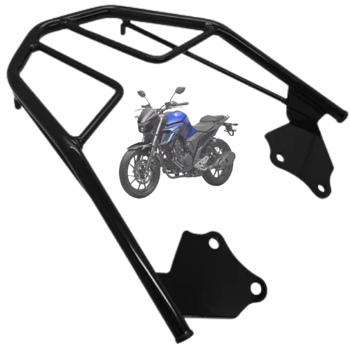BAGAGEIRO FERRO MACIÇO YAMAHA FAZER 250 2018/2024 MOD. ORIGINAL