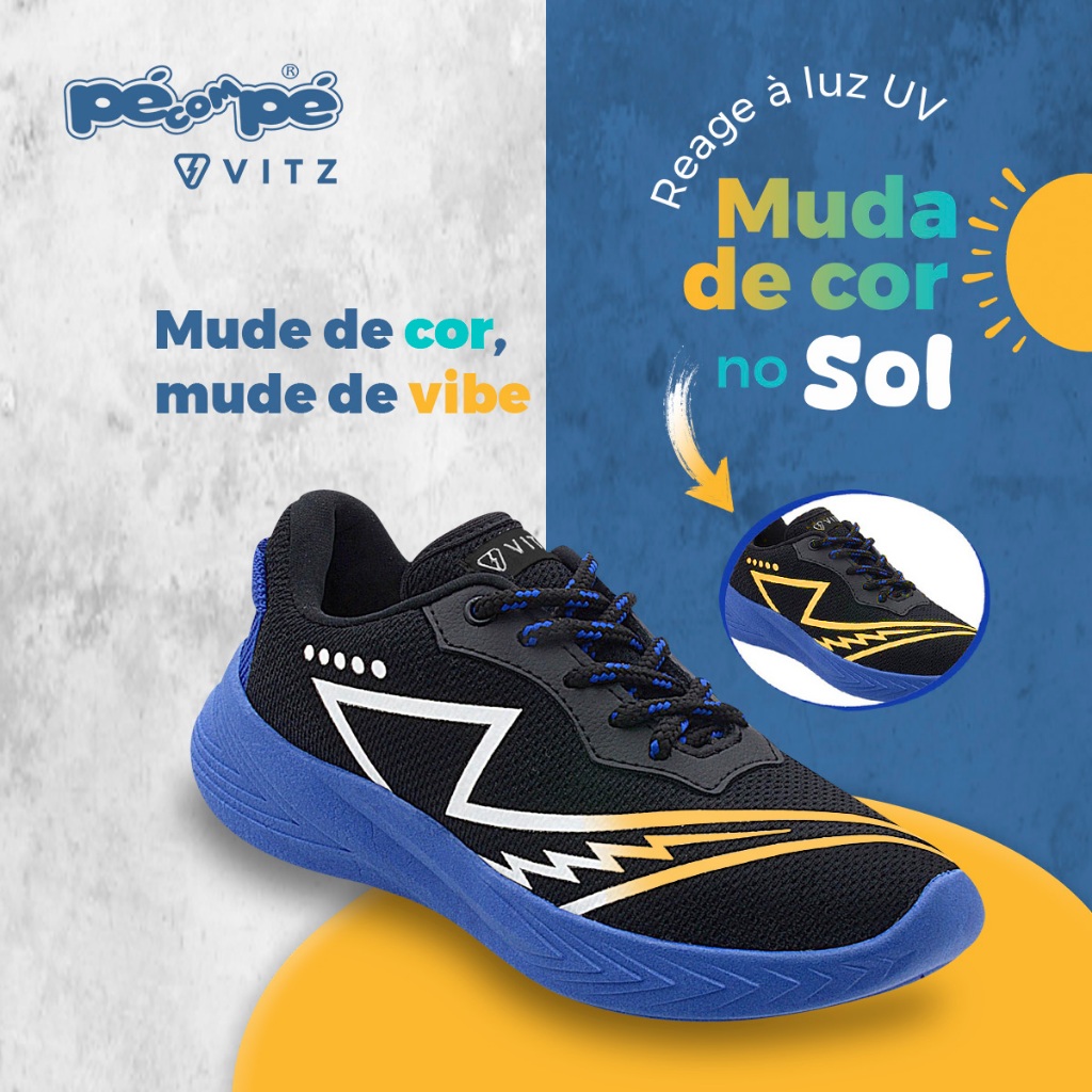 Tênis Infantil Menino Speed Flow Muda de Cor Lançamento em Oferta na Shopee