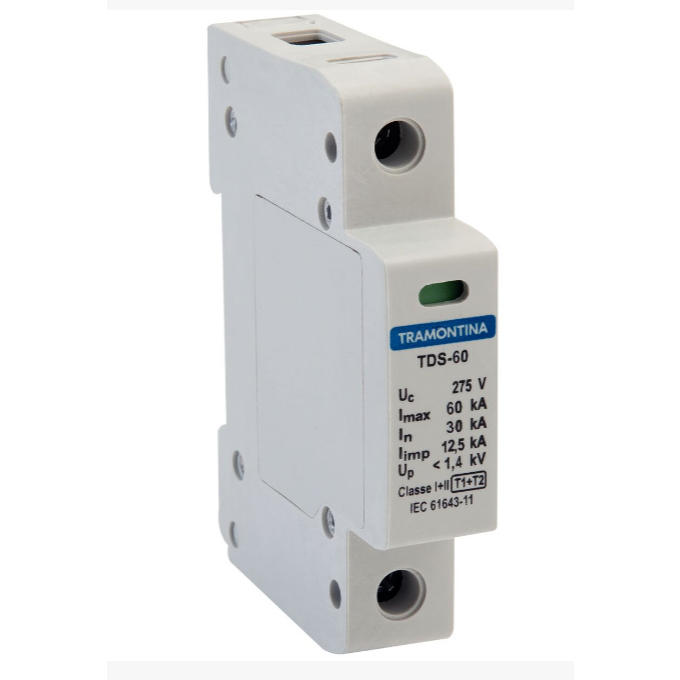DISPOSITIVO ANTI SURTO DPS TRAMONTINA 1P TDS-60KA/275V 57700/045