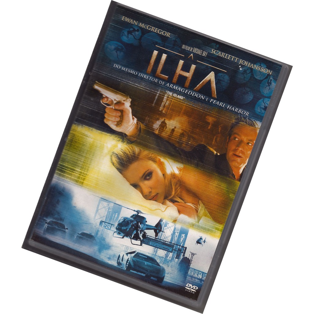 A Ilha Com Scarlett Johansson Dvd Usado