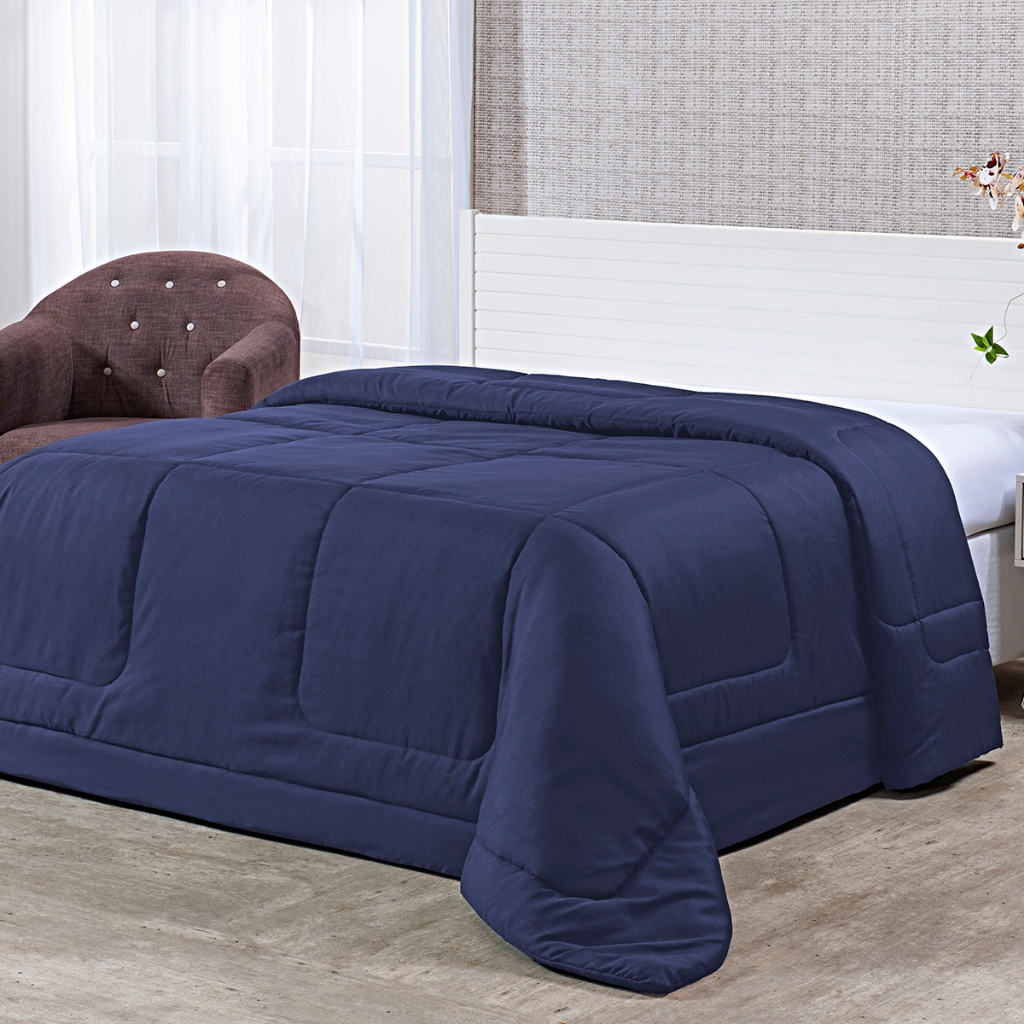 Edredom Casal Queen Grosso Dupla Face 2,20m x 2,40m Conforto e Maciez em Oferta na Shopee