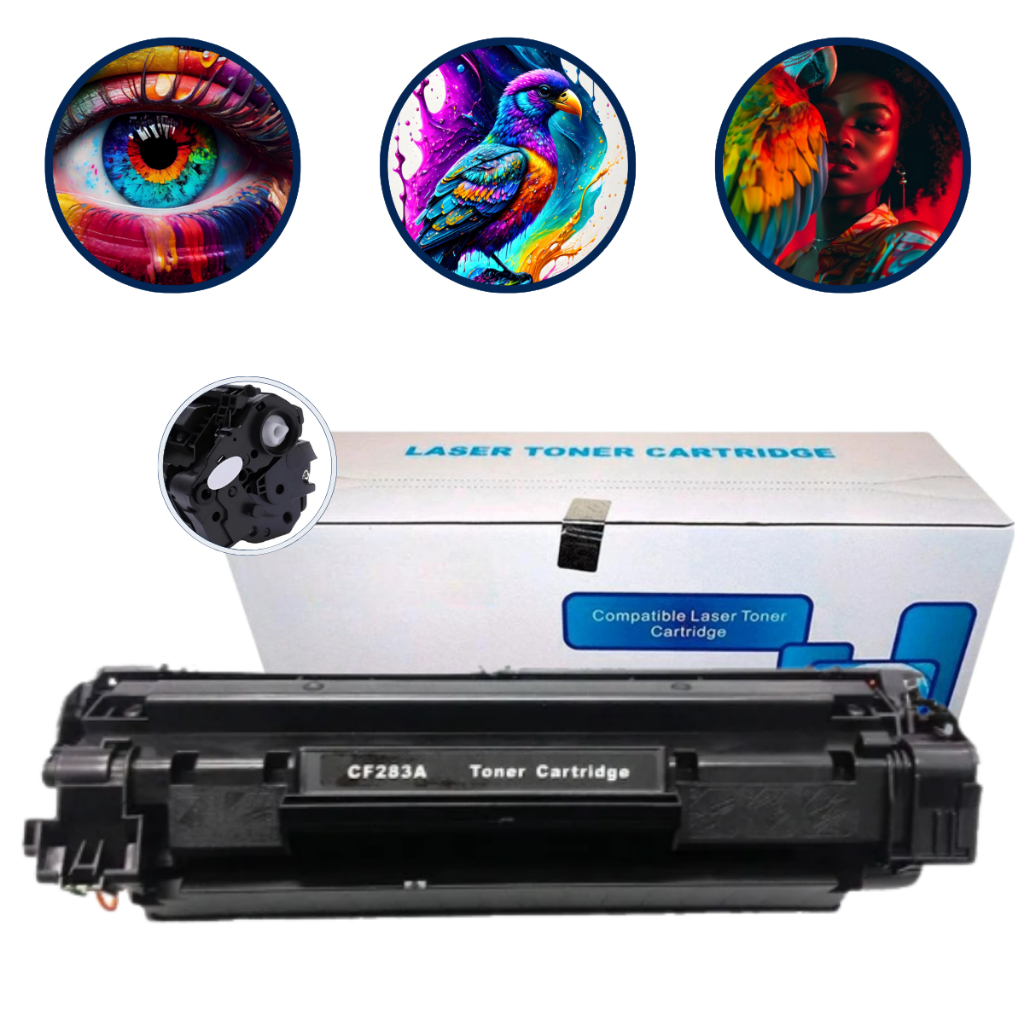 Toner Compatível HP Cf283 283 83a M125 M127 M127fn