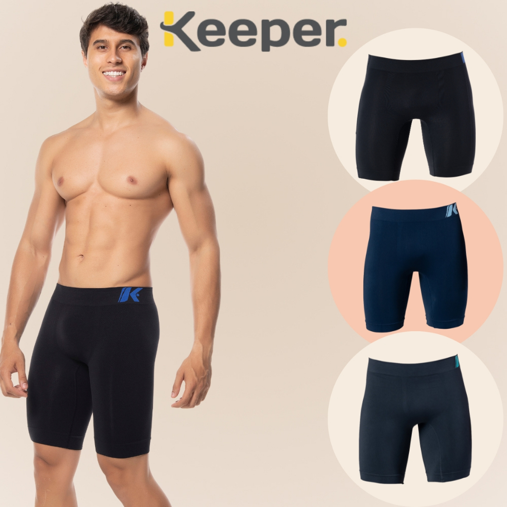Bermuda Térmica Keeper Anti Assaduras Resistente sem Costura Masculina Sport Alta Performance Lisa em Oferta na Shopee