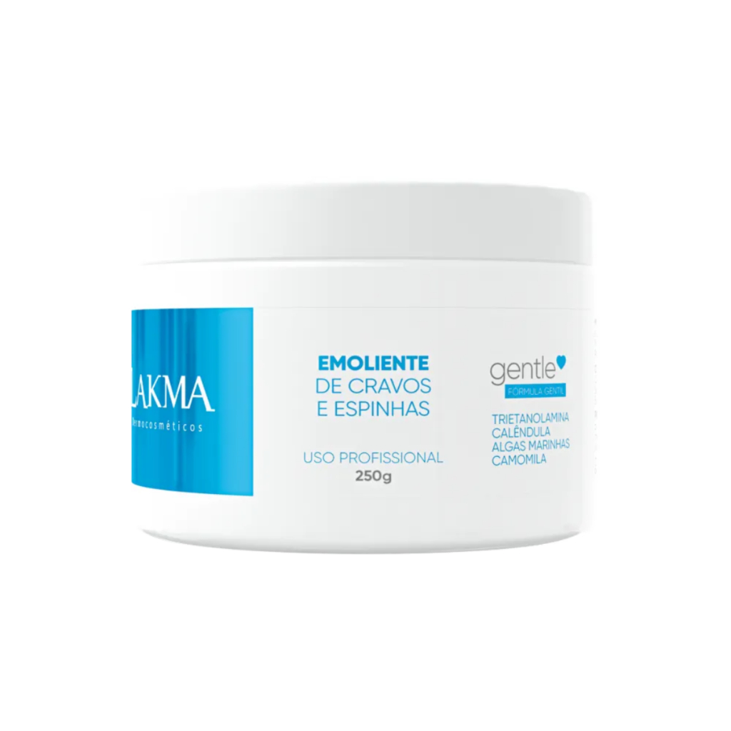 Creme Emoliente Cravos E Espinhas P/ Limpeza de Pele Amolecedor Emoliência Trietanolamina Lakma 250g