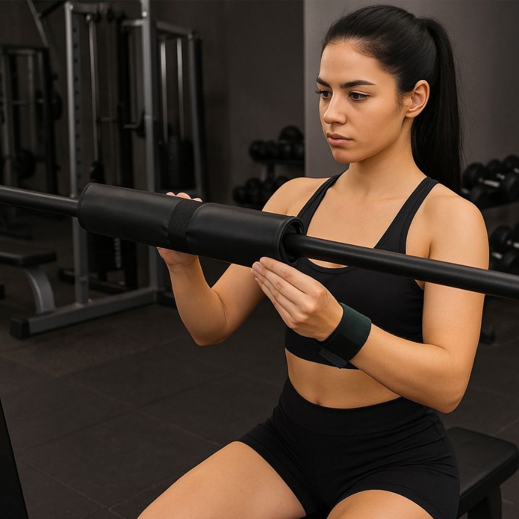 Protetor de Barra para Agachamento para  Ombro e Elevação Pelvica Enquipamento Profissional Lançamento Envio Rápido em Oferta na Shopee