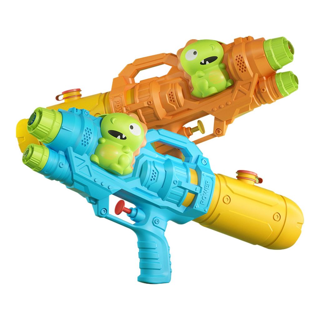 Pistola de Água dupla saída de água Brinquedo para Verão - Diversão para Toda Família 🦕💦
