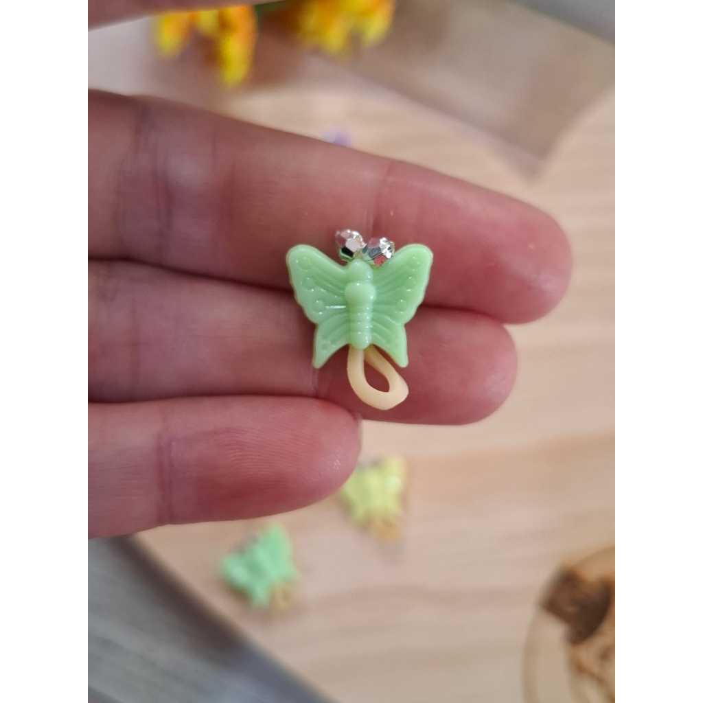 50 Mini Laço para penteado PET LUXO Borboleta - laço elástico - Shitzu Poodle