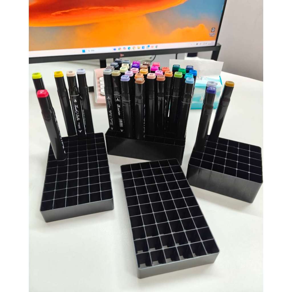 Suporte Organizador para Canetas Marcador Touch Ponta Dupla30/40/60Base Organizadorapra Canetas-Porta Caneta em Oferta na Shopee