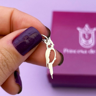 Pingente Calopsita em Prata 925 Maciça Feminino em Oferta na Shopee